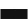 vidaXL TV Cabinets 3 pcs Black Engineered Wood
