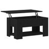 vidaXL Coffee Table Black Oak 79 x 49 x 41 cm Engineered Wood