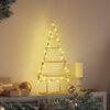vidaXL Metal Christmas Tree for Decoration Black 90 cm