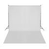 vidaXL Backdrop Cotton without Stand White 500x300 cm
