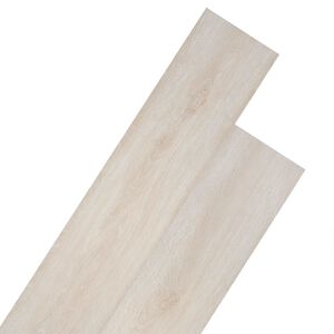 vidaXL Flooring Planks Oak Classic White 5.02 m&sup2; 36 pcs PVC