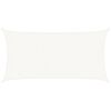 vidaXL Sunshade Sail 160 g/m² White 4x7 m HDPE