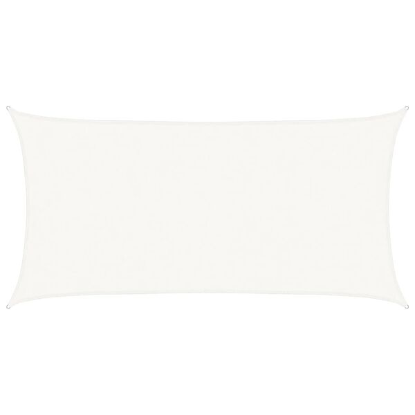 vidaXL Sunshade Sail 160 g/m² White 4x7 m HDPE
