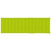 vidaXL Garden Sun Lounger with Table and Cushion Impregnated Pinewood