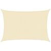 vidaXL Sunshade Sail 160 g/m&sup2; Cream 3x4,5 m HDPE
