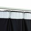 vidaXL Blackout Curtains 2 pcs with Hooks Velvet Black 140x225 cm
