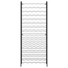 vidaXL Wine Rack for 96 Bottles Black Iron