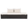 vidaXL Garden Bed Black 195x60 cm Poly Rattan