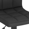 vidaXL Bar Stool Black Fabric
