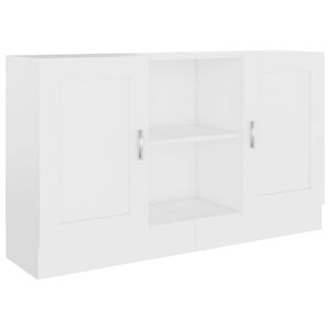 vidaXL 802777 vidaXL Sideboard White 120x30,5x70 cm Engineered Wood
