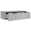 vidaXL Wall Cabinets 2 pcs Concrete Grey 68x30x20 cm Engineered Wood