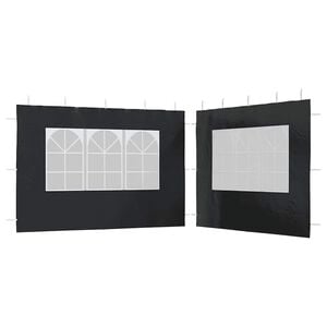 vidaXL Gazebos Anthracite PE and Steel
