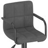vidaXL Bar Stools 2 pcs Dark Grey Velvet