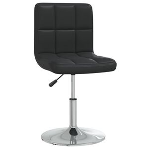 vidaXL Bar Stool Black Faux Leather