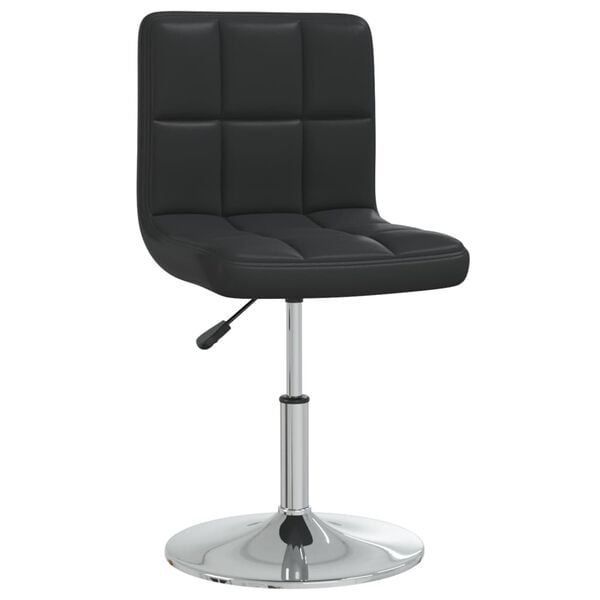 vidaXL Bar Stool Black Faux Leather