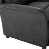 vidaXL Recliner Chair Dark Grey 66.5 x 94 x 101.5 cm Polyester