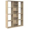 vidaXL Room Divider/Book Cabinet Sonoma Oak 100x24x140 cm