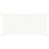 vidaXL Sunshade Sail 160 g/m&sup2; White 2x3.5 m HDPE