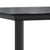 vidaXL 5 Piece Garden Dining Set Black Steel and Textilene