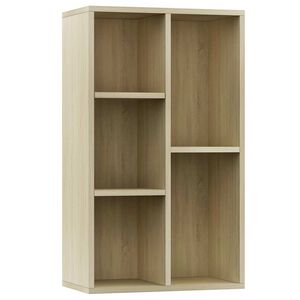 vidaXL Book Cabinet | Sonoma oak | Engineered Wood | Medium | Book Cabinet