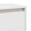 vidaXL Wall Cabinet White 100x30x35 cm Solid Wood Pine