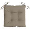 vidaXL Chair Cushions 6 pcs Taupe 50x50x7 cm Oxford Fabric