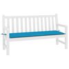 vidaXL Garden Bench Cushion Blue 200x50x3 cm Oxford Fabric