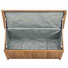 vidaXL Garden Box 114x50x58 cm Solid Wood Teak