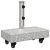 vidaXL Parasol Base Granite Rectangular 25 kg