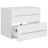 vidaXL Sink Cabinet White 60x38.5x48 cm Engineered Wood