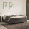vidaXL Bed Frame without Mattress Dark Grey 180x200 cm Super King Velvet