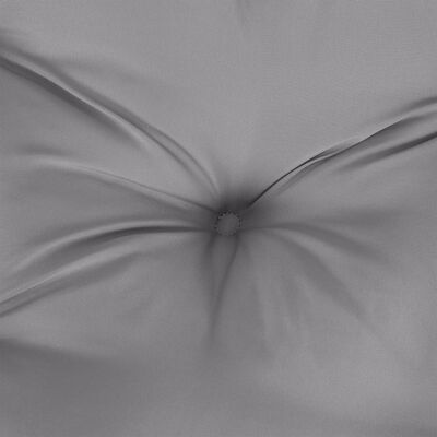 vidaXL Pallet Cushion Grey 50x40x12 cm Fabric