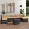 vidaXL 8 Piece Garden Pallet Lounge Set with Cushions Solid Pinewood