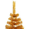 vidaXL Artificial Christmas Tree with Stand Gold 210 cm PET