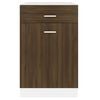 vidaXL Drawer Bottom Cabinet Lyon Brown Oak 50x46x81.5 cm Engineered Wood