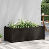 vidaXL Garden Raised Bed PP Anthracite 100x43x35 cm