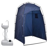 vidaXL Portable Camping Handwash Stand with Tent 20 L