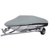 vidaXL Boat Cover Grey 830x370x40 cm