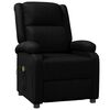 vidaXL Massage Chair Black Faux Leather