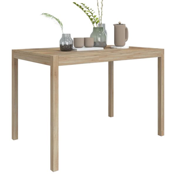 vidaXL Dining Table 110x70x75 cm Solid Wood Acacia
