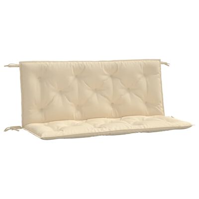 vidaXL Garden Bench Cushions 2 pcs Beige 120x50x7cm Oxford Fabric