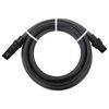 vidaXL Suction Hose with PVC Connectors Black 1" 7 m PVC