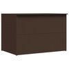 vidaXL Garden Storage Box Brown 150x100x100 cm Poly Rattan
