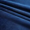 vidaXL Blackout Curtains 2 pcs with Hooks Velvet Dark Blue 140x175 cm