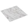 vidaXL Flooring Planks 5.11 m&sup2; 55 pcs PVC White Marble