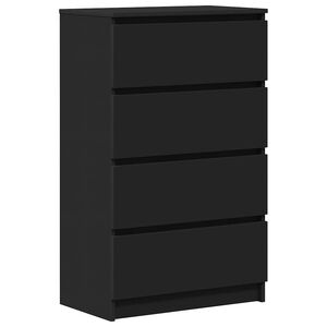 vidaXL Sideboard | Black | Chipboard | Medium | Sideboard | Rectangular
