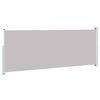 vidaXL Patio Retractable Side Awning 180x500 cm Grey