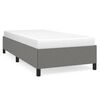 vidaXL Bed Frame without Mattress Dark Grey 90x200 cm Fabric