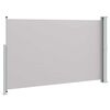 vidaXL Patio Retractable Side Awning 180x300 cm Grey