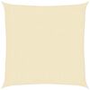 vidaXL Sunshade Sail 160 g/m² Cream 2.5x2.5 m HDPE
